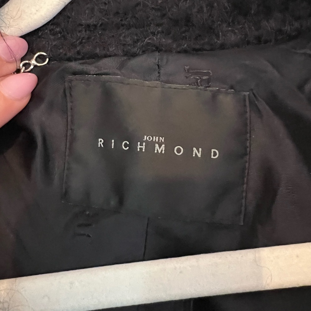 Oversized wool coat JOHN RICHMOND - Picture 4 of 6